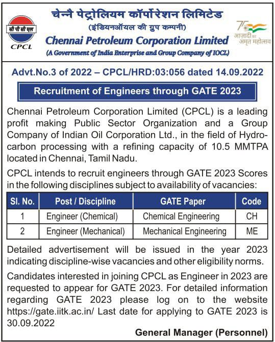 Govt. Job Notification