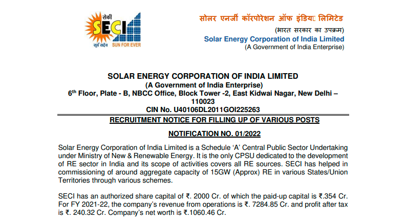Govt. Job Notification