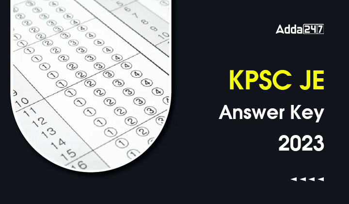 KPSC JE Answer Key 2023