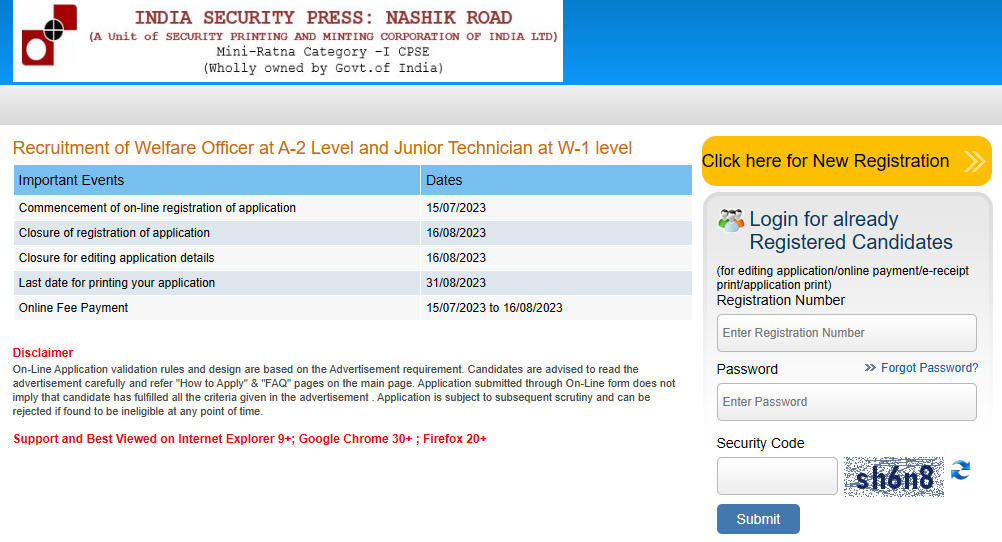 ISP Nashik Recruitment 2023 Out, Last Date for 108 Vacancies 10 ISP Nashik Apply Online 2023