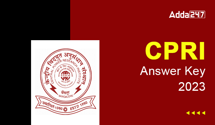 CPRI Answer Key 2023