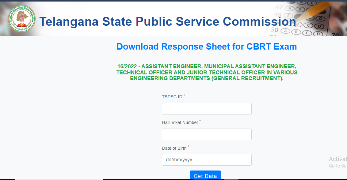 TSPSC AE Answer Key 2023 Out, Raise Objections @tspsc.gov.in 7 TSPSC AE Answer Key 2023
