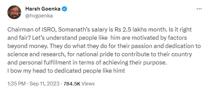 ISRO Chairman Salary 