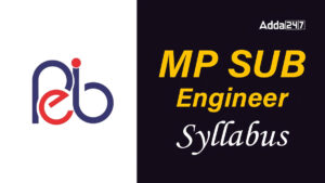 MP Sub Engineer Syllabus 2026