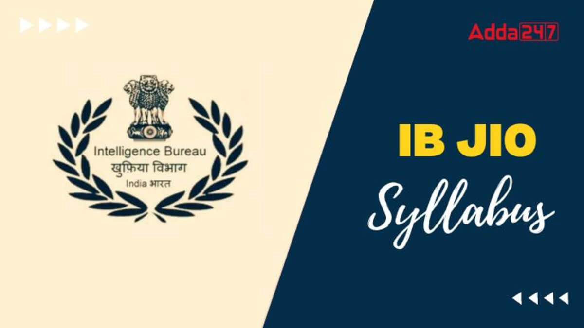 IB Junior Intelligence Officer Syllabus 2025