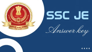 SSC JE Answer Key 2026
