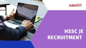 HSSC JE Recruitment 2026