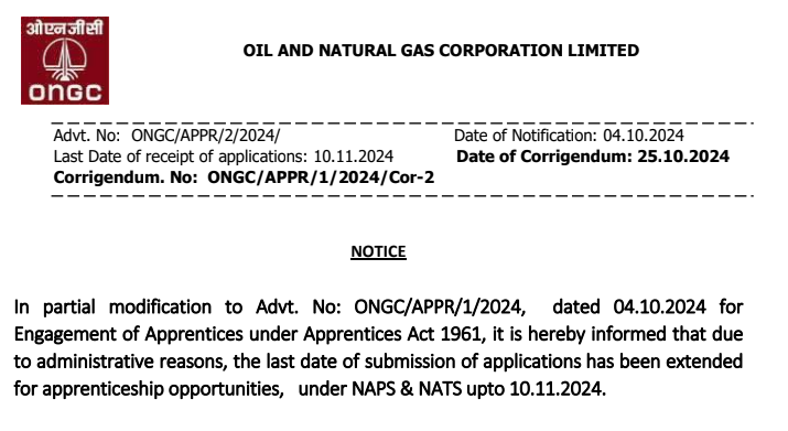 Govt. Job Notification