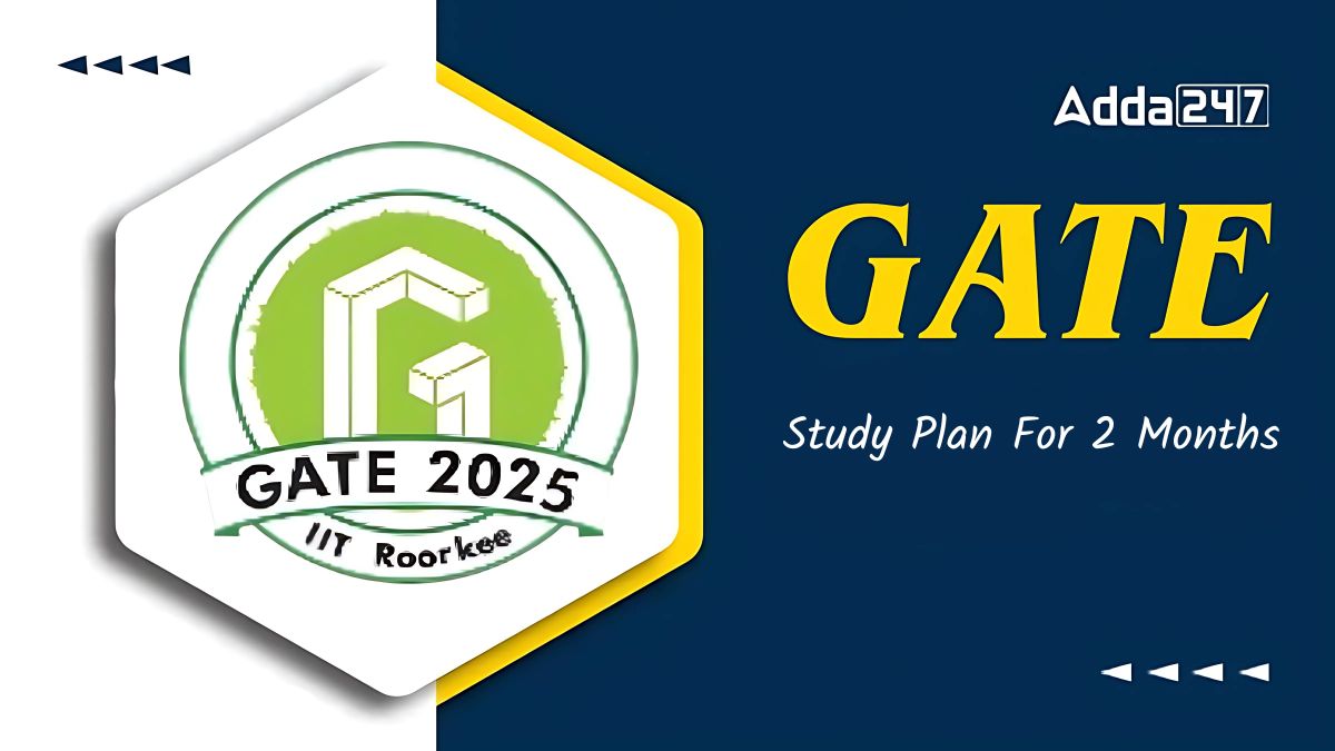 GATE 2025 Study Plan For 2 Months