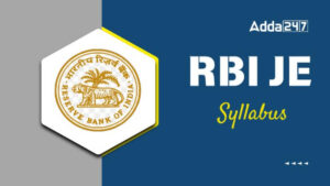 RBI JE Syllabus 2026