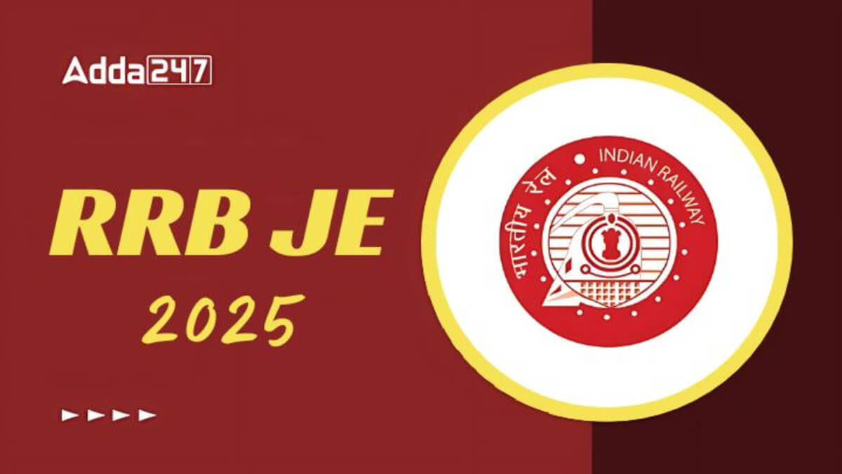 RRB JE Exam Date 2025
