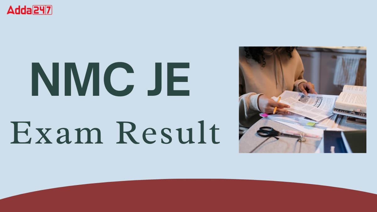 NMC JE Result 2025