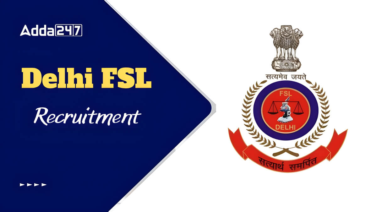 Delhi FSL Junior Scientific Officer Recruitment 2025