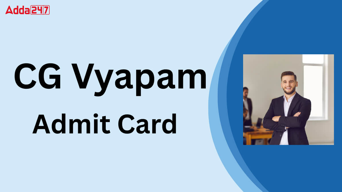 CG Vyapam Sub Engineer Admit Card 2025