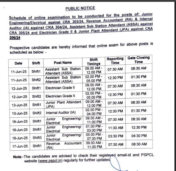 Exam Date