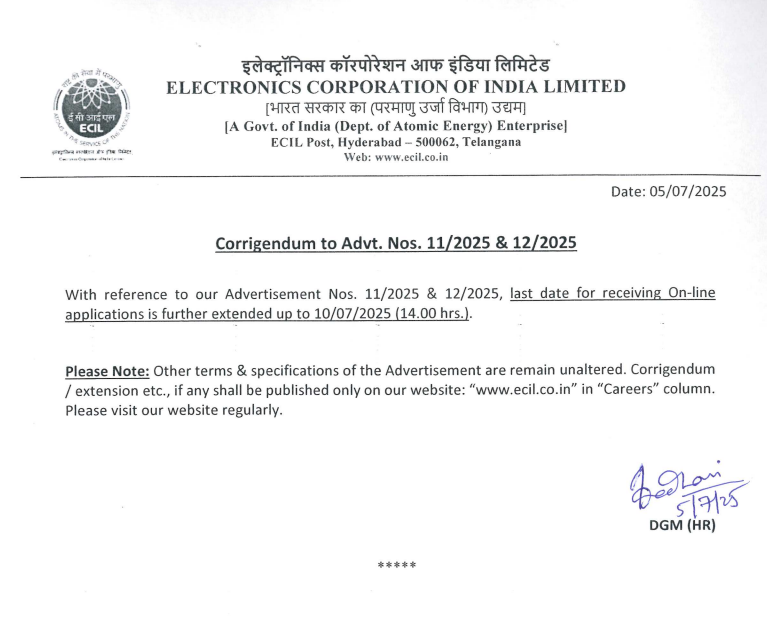 Govt. Job Notification