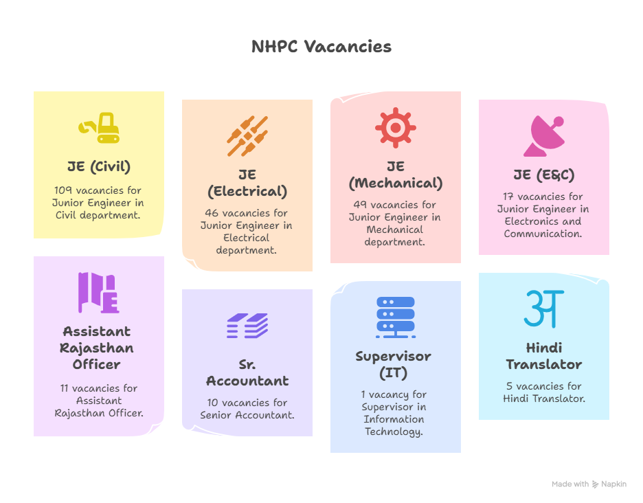 NHPC Junior Engineer Vacancy 2025