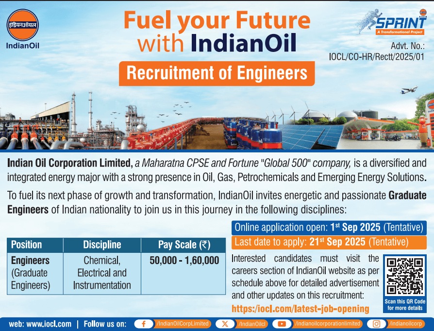 IOCL Engineer-Recruitment 2025