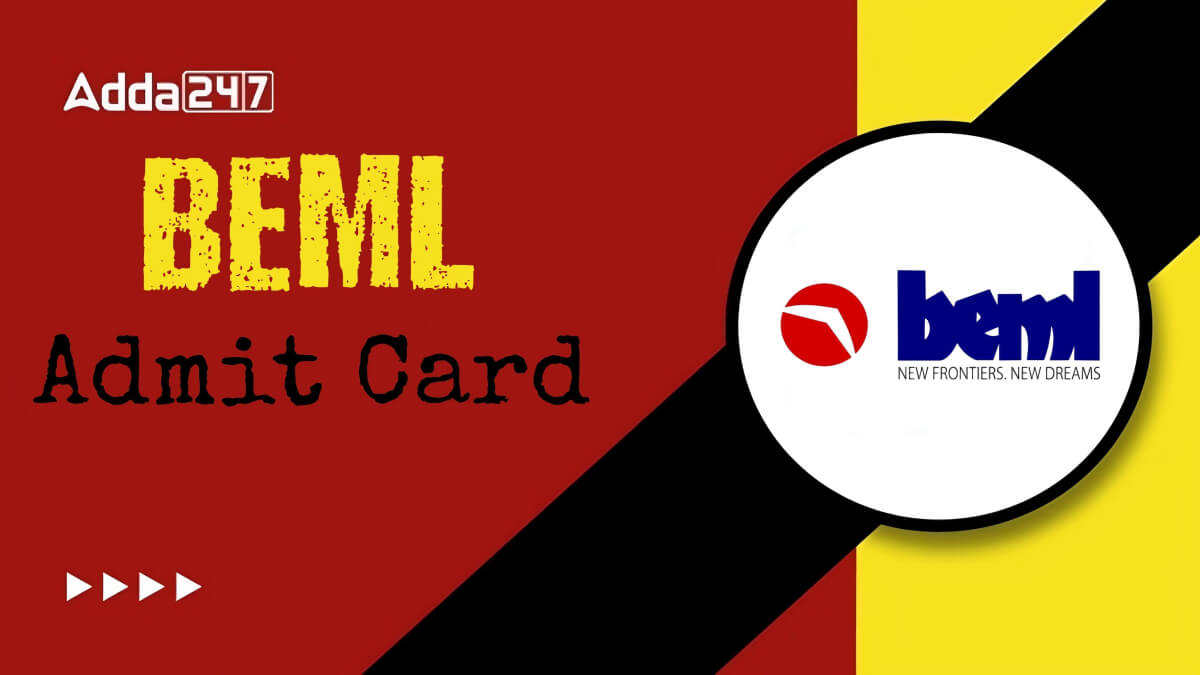 BEML Non Executive Admit Card 2025
