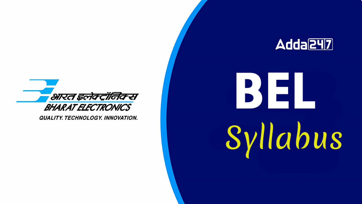 BEL Probationary Engineer Syllabus 2025