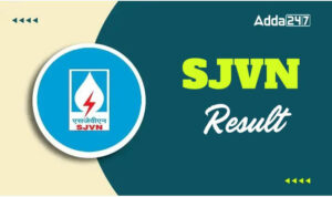 SJVN Executive Trainee Result 2025