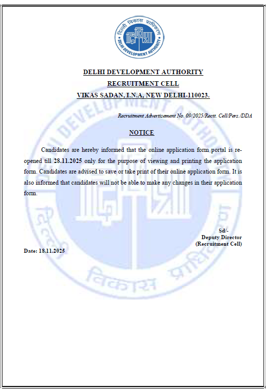 Govt. Job Notification