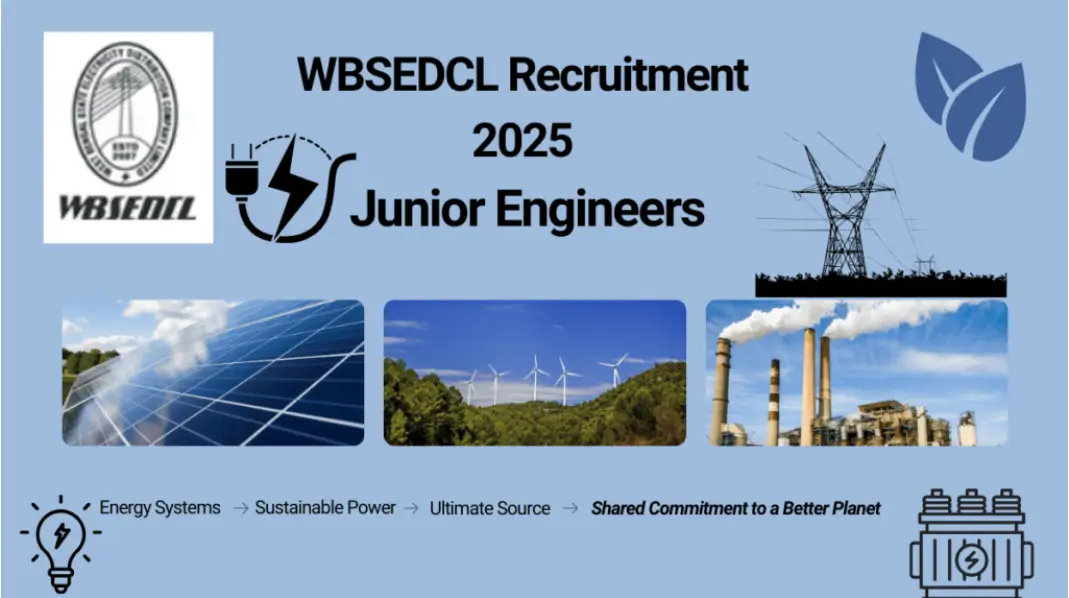 WBSEDCL JE Recruitment 2025