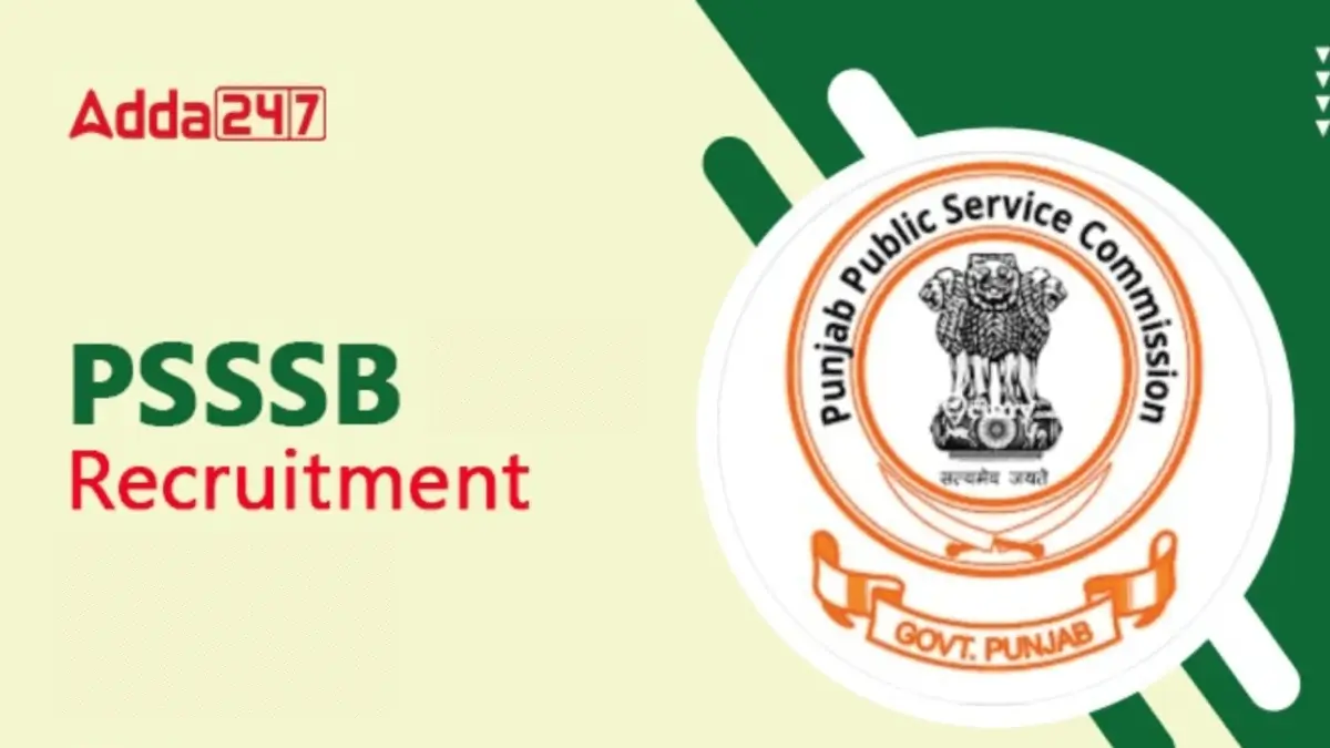 PSSSB Recruitment 2025