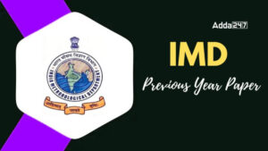IMD Previous Year Question Paper 2025