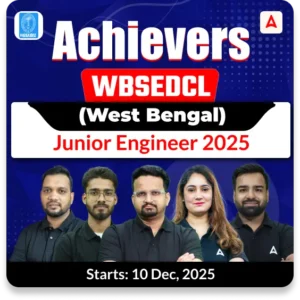 WBSEDCL JE Syllabus 2025, Check Exam Pattern, Download PDF 5 Syllabus & Exam Pattern