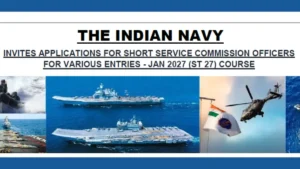 Indian Navy SSC Officer Recruitment 2026 Out, Apply Online For 260 Posts