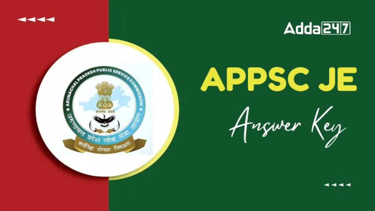 APPSC JE Answer Key 2025-26