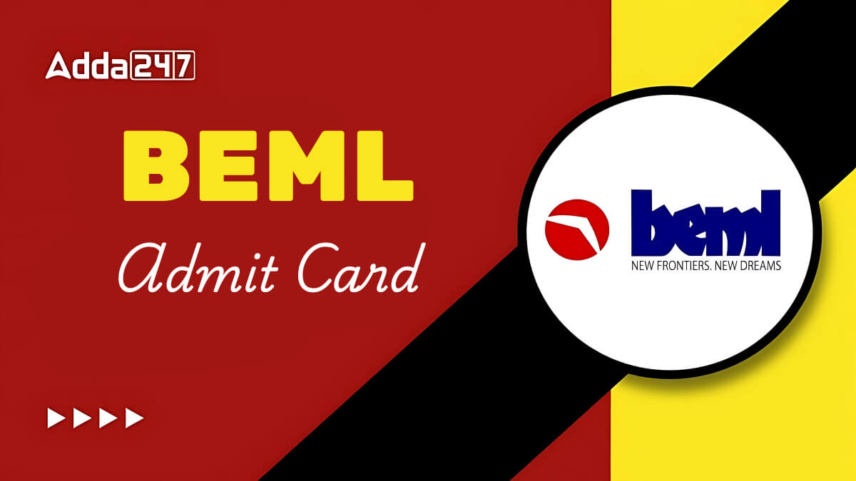 BEML Junior Executive Admit Card 2026