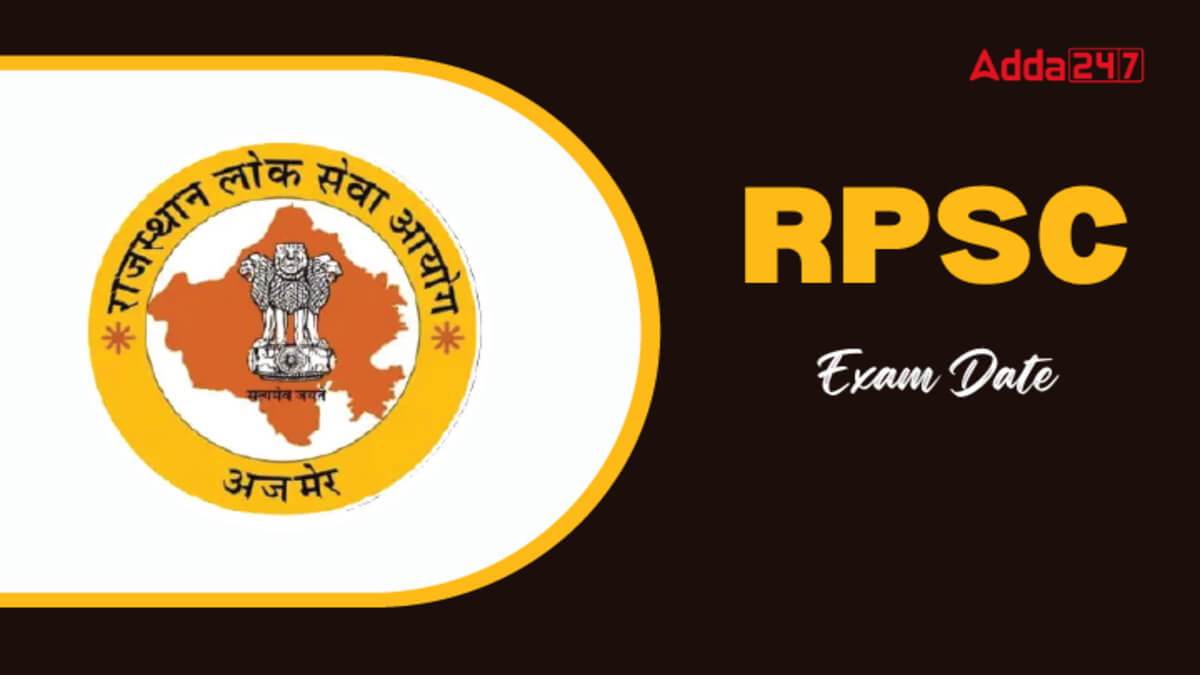 RPSC Assistant Agriculture Engineer Exam Date 2026