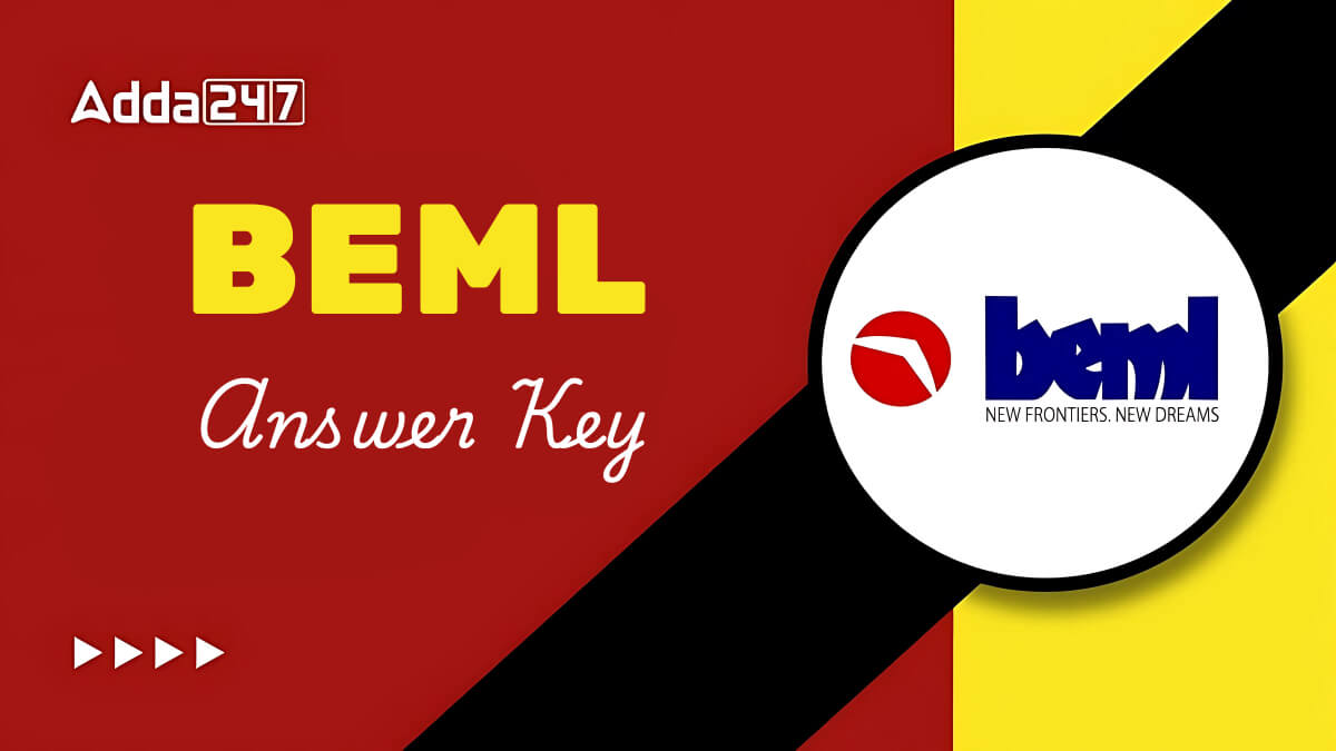 BEML Junior Executive Answer Key 2026
