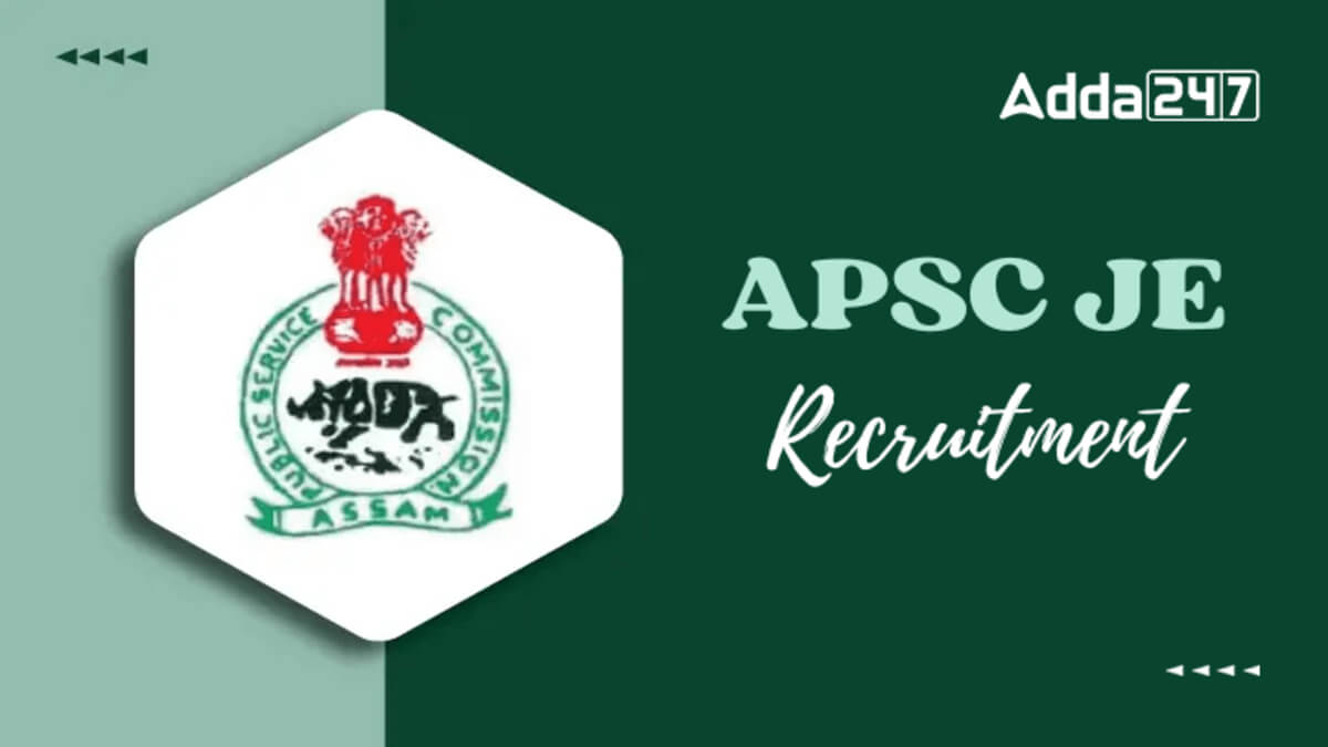 APSC JE Recruitment 2026
