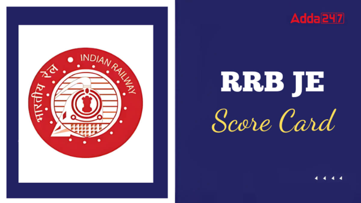 RRB JE Score Card 2026