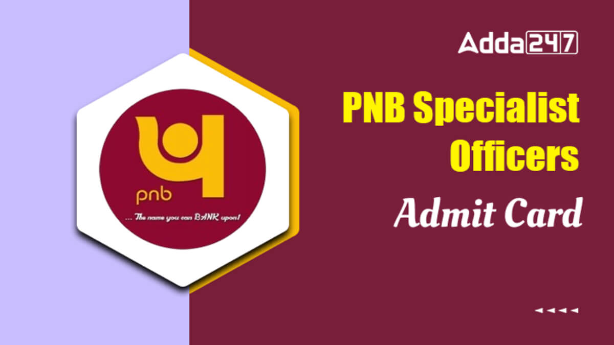 PNB SO Engineer Admit Card 2026