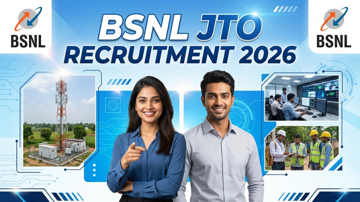 BSNL Junior Telecom Officer Recruitment 2026