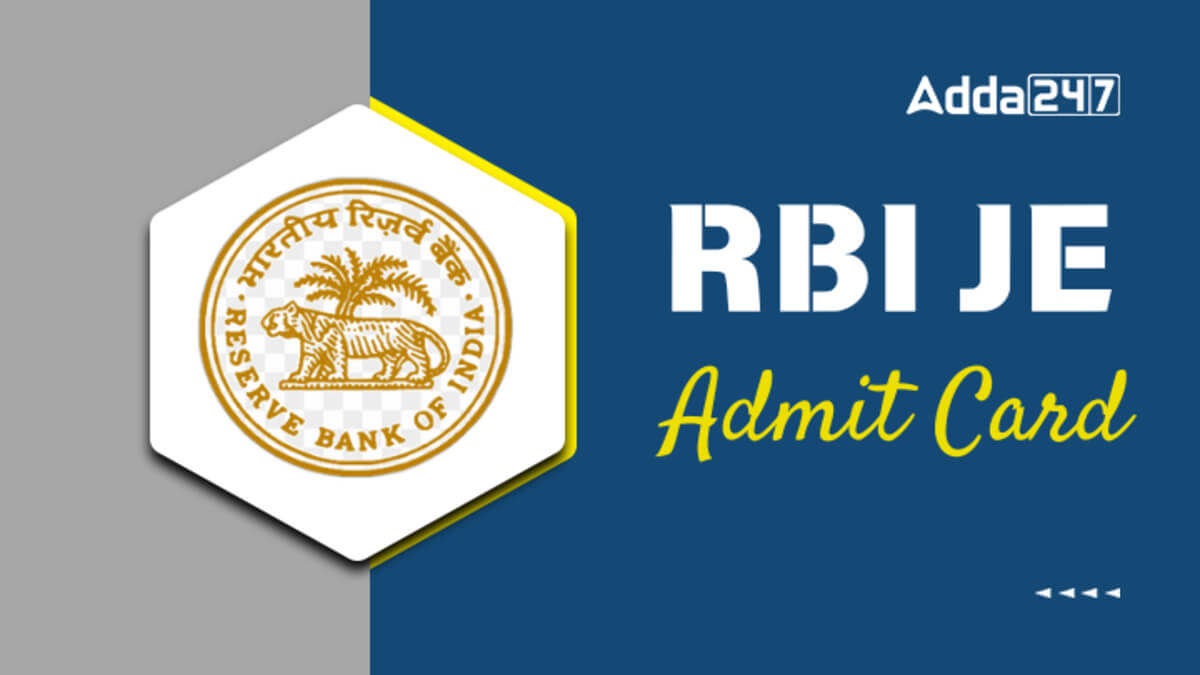 RBI Junior Engineer Admit Card 2026