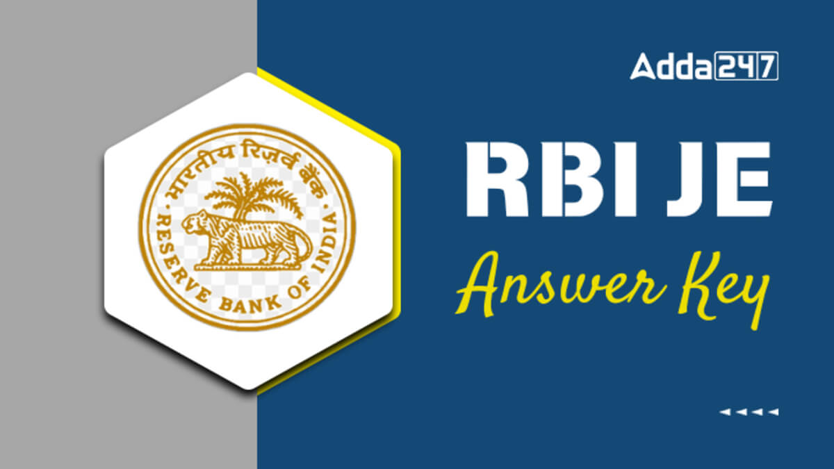 RBI JE Answer Key 2026