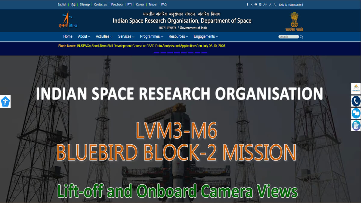 ISRO URSC Junior Research Fellow Recruitment 2026