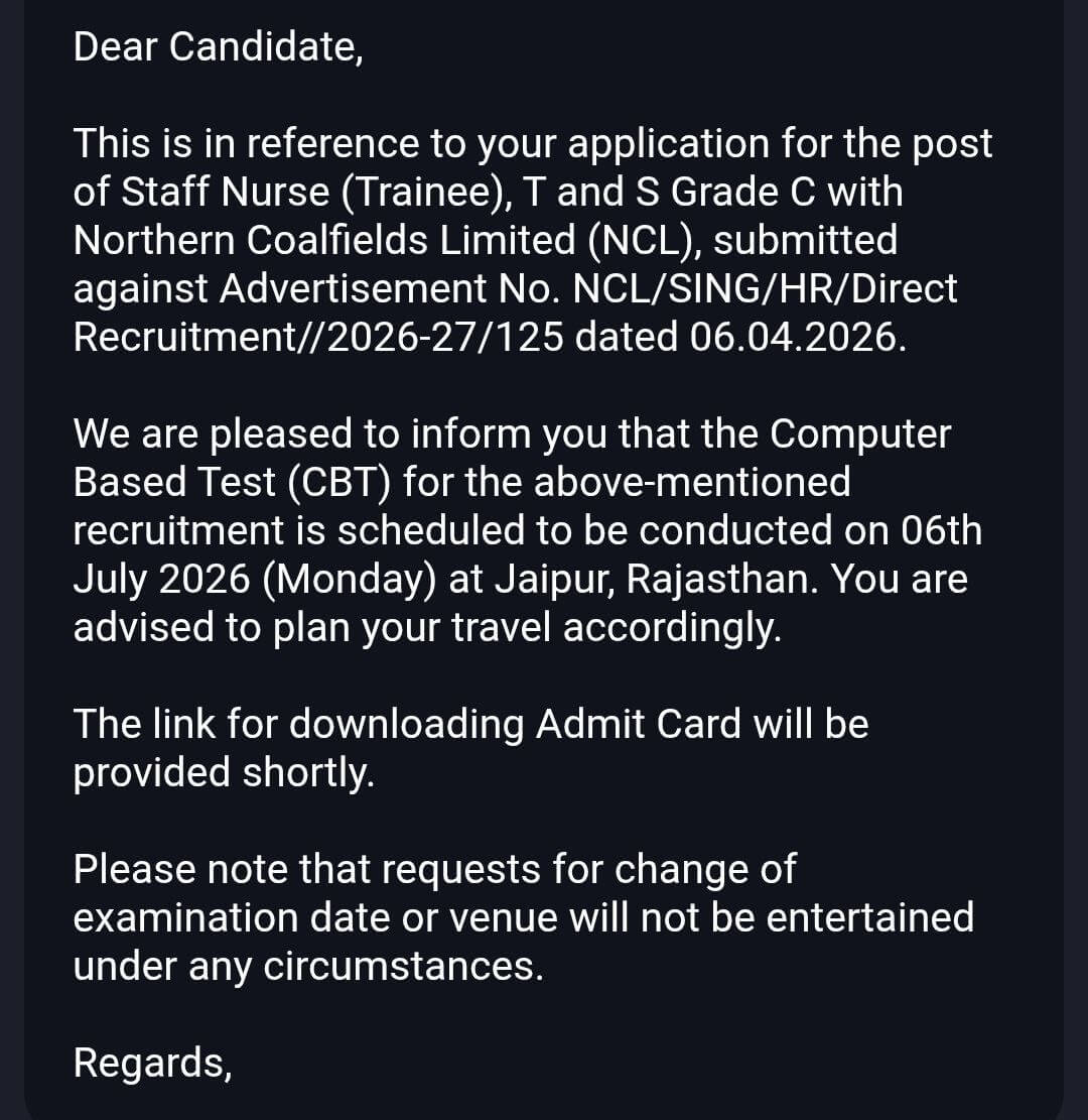 Govt. Job Notification