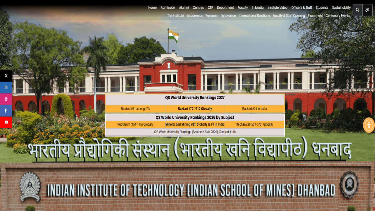 IIT ISM Dhanbad Recruitment 2026