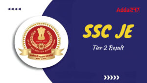 SSC JE Tier 2 Result 2026