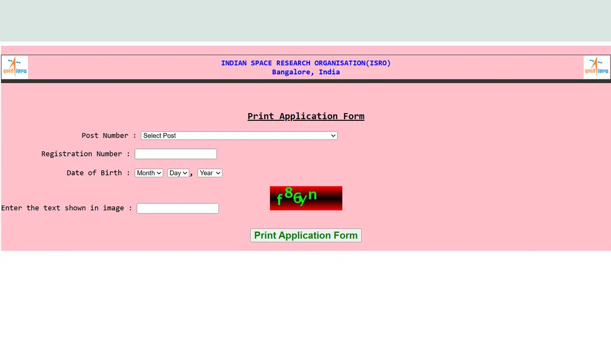 ISRO Scientist Recruitment 2026