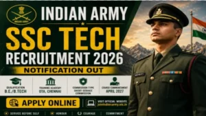 Indian Army SSC Tech Recruitment 2026