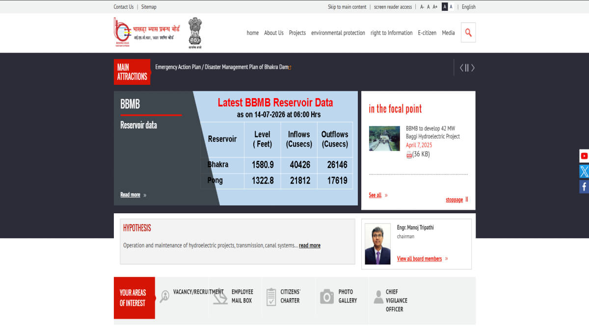 BBMB Apprentice Recruitment 2026