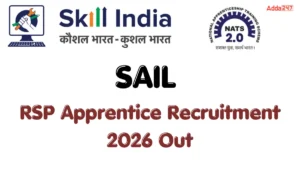 SAIL RSP Apprentice Recruitment 2026 Out