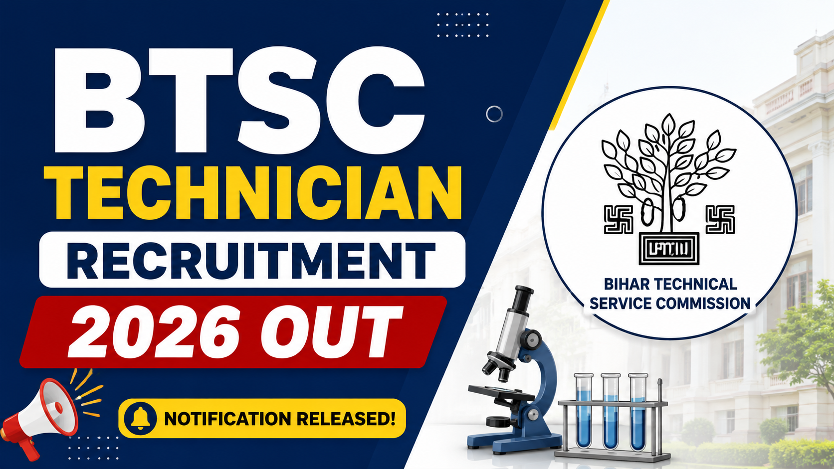 BTSC Technician Recruitment 2026